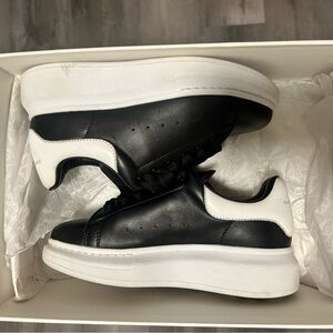 Alexander McQueen Black and White Kids Sneakers